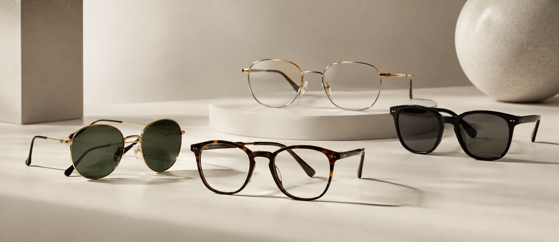Formes de montures et dimensions d'une paire de lunettes
